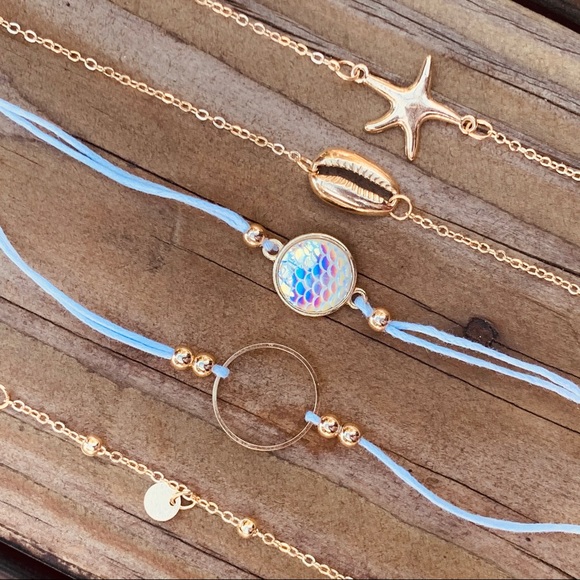 MERMAID ♡ 5 Bracelets GIFT SET - Picture 2 of 7